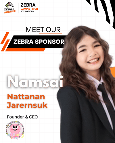 Zebra Camp & Pitch International 2026 sponsor poster 15